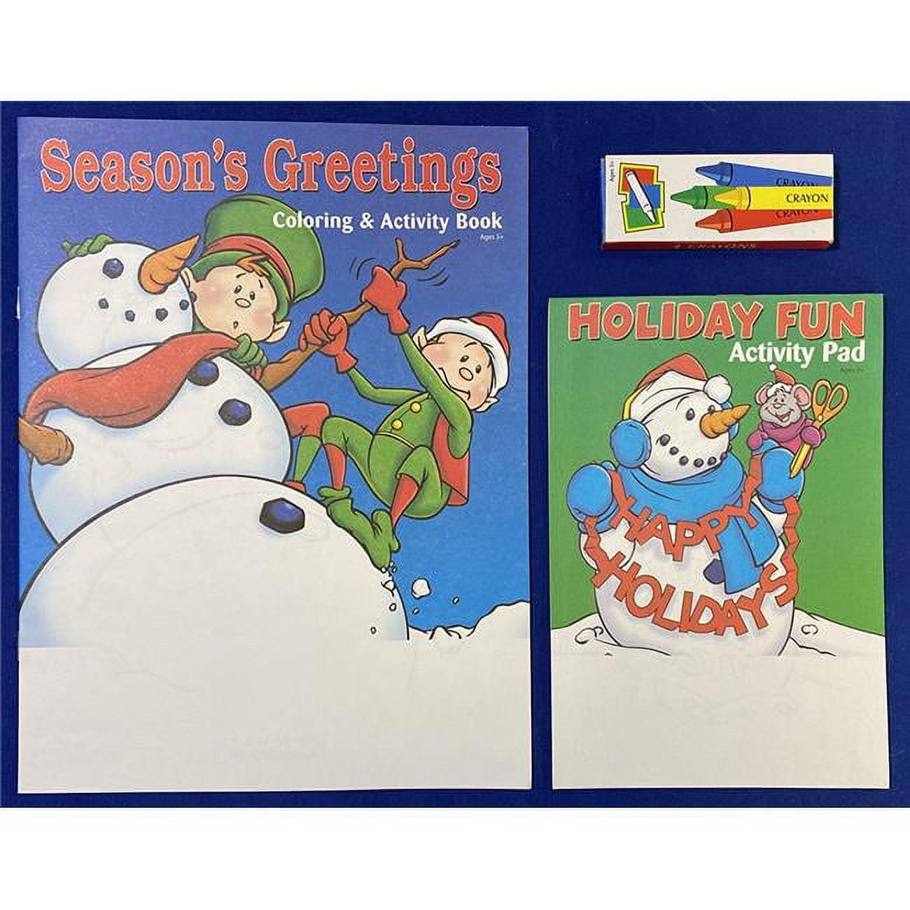 Picture of DDI 2351822 Christmas Holiday Coloring Kit 5 Case of 60