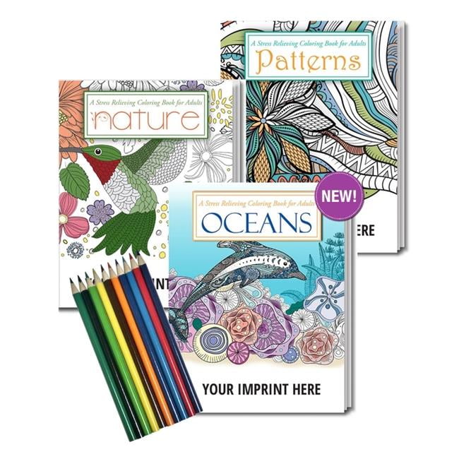 Picture of DDI 2351828 Adult Coloring Book Gift Pack Set Case of 15