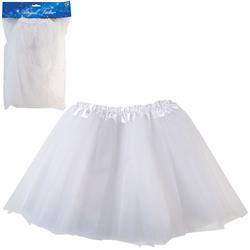 11 in. Angel Tutu Costume Accessory, White - Case of 24
