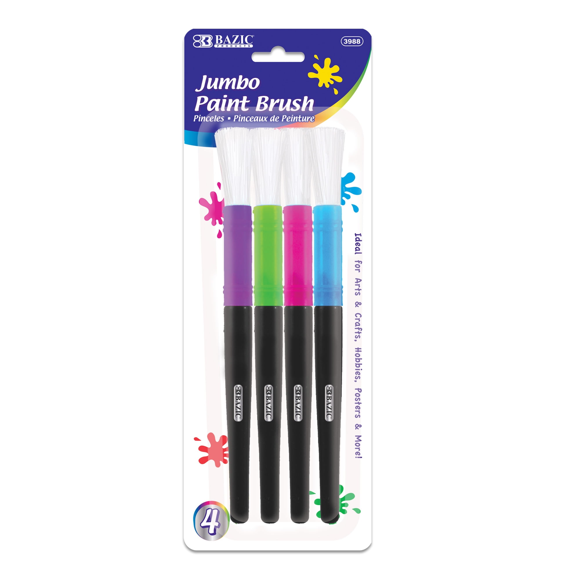 Picture of DDI 2352899 Kids&apos; Jumbo Paint Brush Set - 4 Pack Case of 24