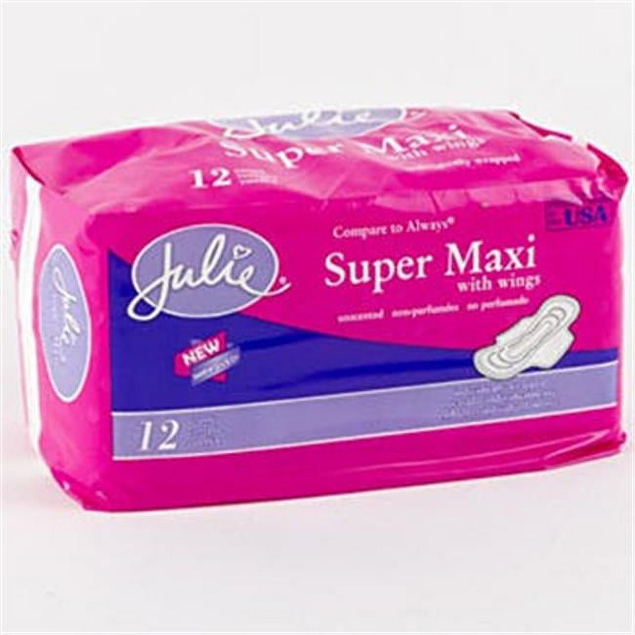 Picture of DDI 2320195 Super Maxi Pads With Wings Case of 36