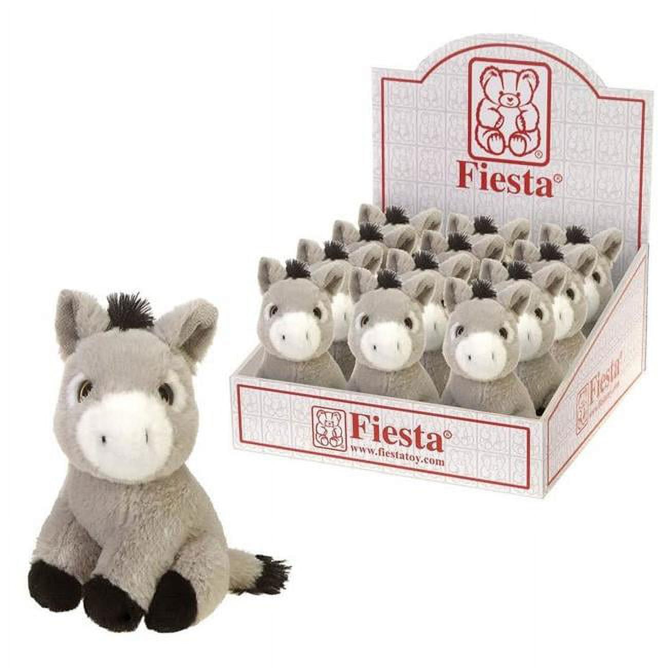 Picture of DDI 2348169 6&quot; Sitting Donkey Plush in PDQ Case of 36