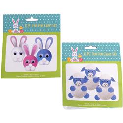 Picture of DDI 2353868 6 Piece Easter Pom Pom Craft Set - Assorted Case of 36