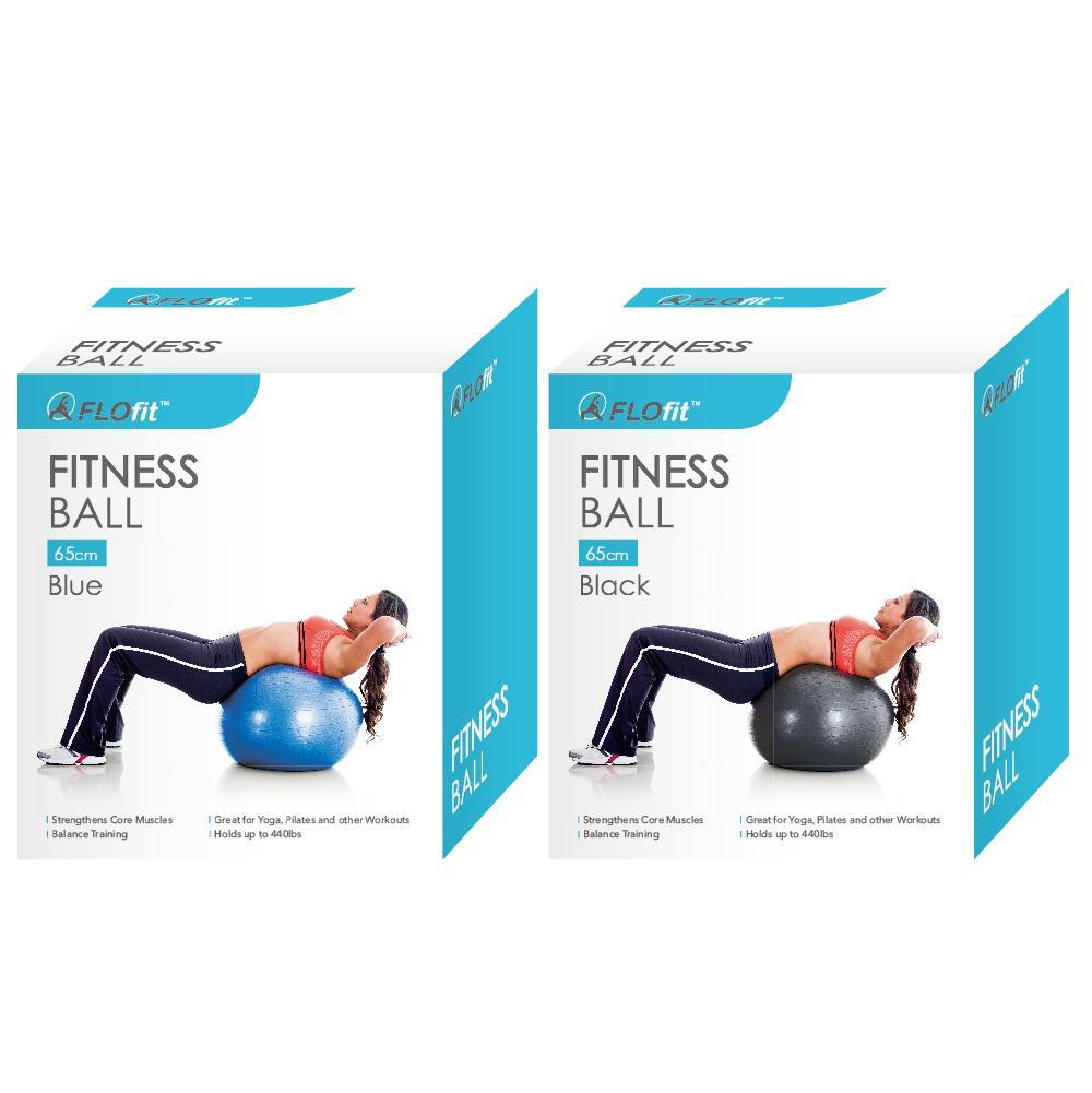 DDI   25" Fitness Yoga Ball - Assorted Case of 12