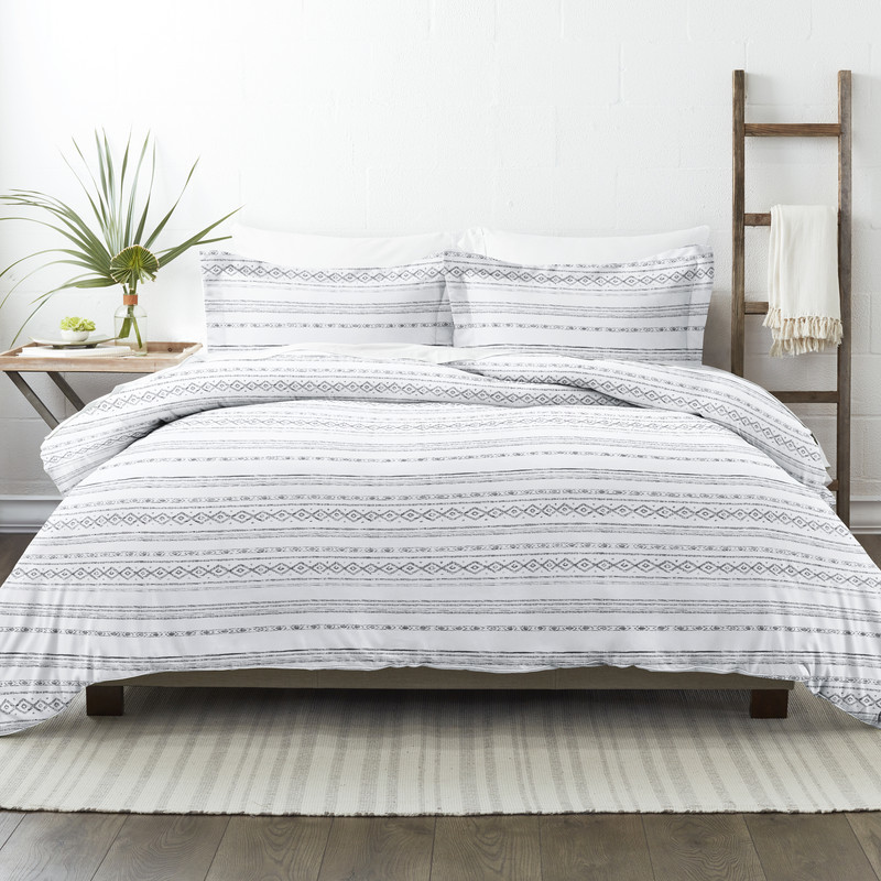 Duvet Cover Sets - Geo Threads, King, 3 Piece case of 12