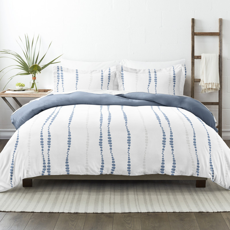 Reversible Duvet Cover Sets - Blue Urban, Twin-XL, 2 Piece case of 12