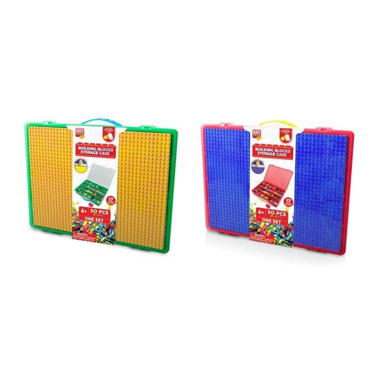 Picture of DDI 2353630 50 Piece Building Blocks Storage Case - Assorted Colors Case of 4