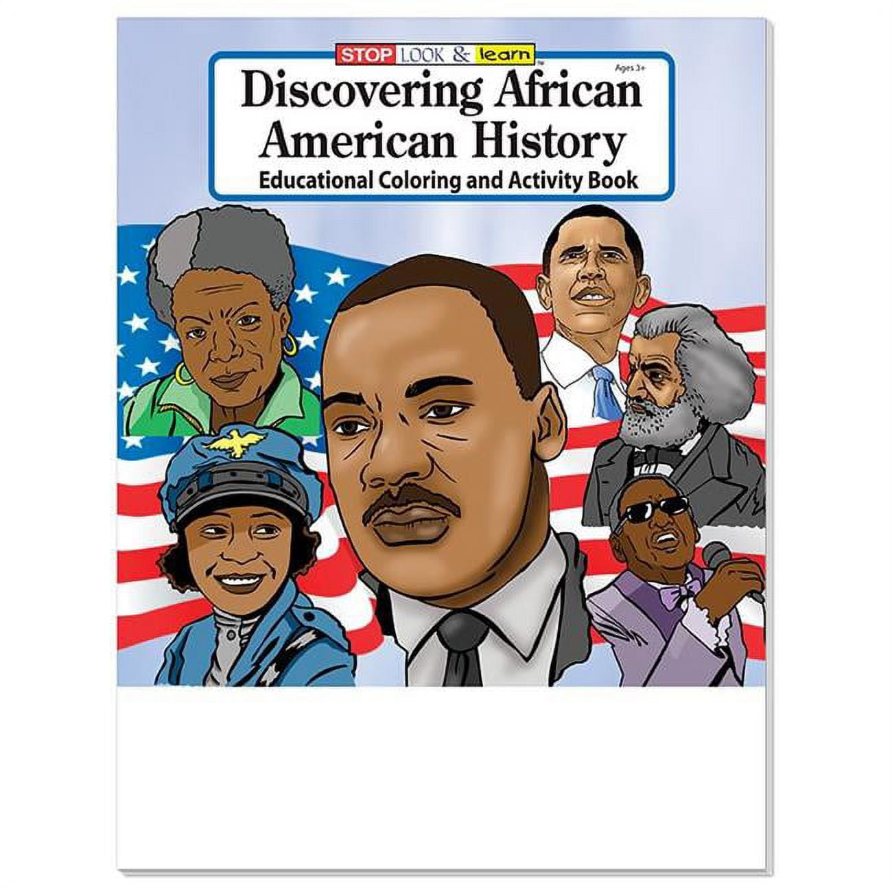 Picture of DDI 2353880 Discovering African American History Coloring Book Case of 125