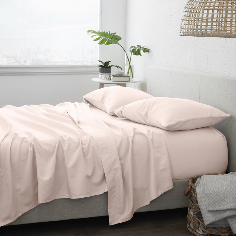 Bed Sheet Sets - Blush, Full, 4 Set case of 12