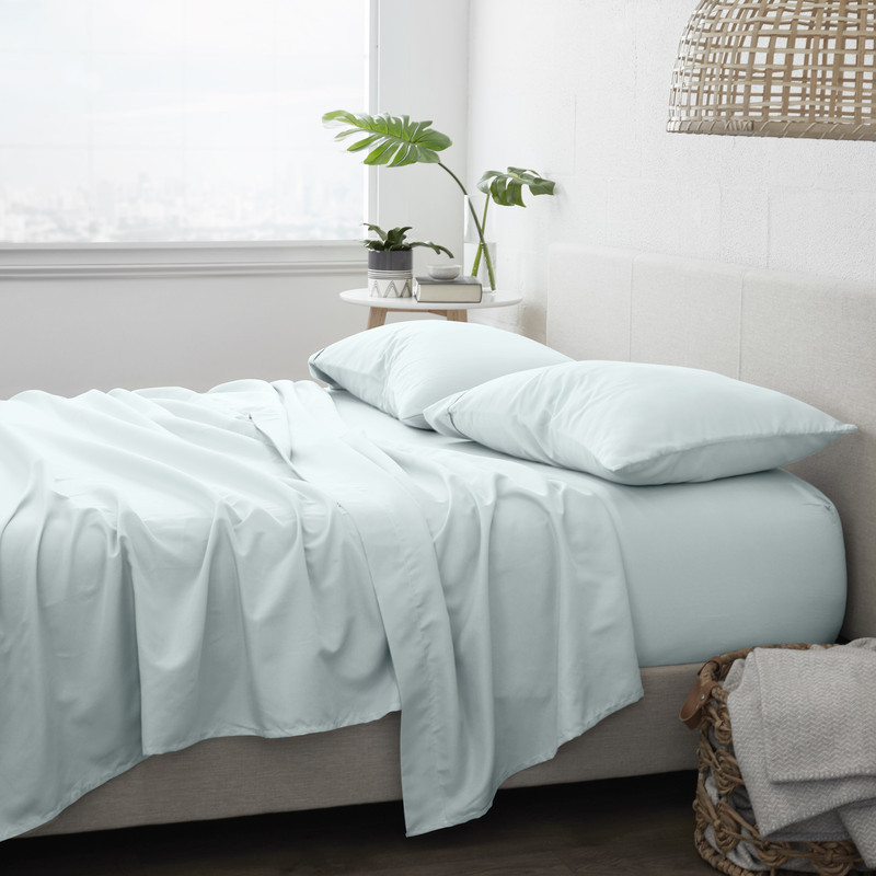 Bed Sheet Sets - Mint, King, 4 Set case of 12