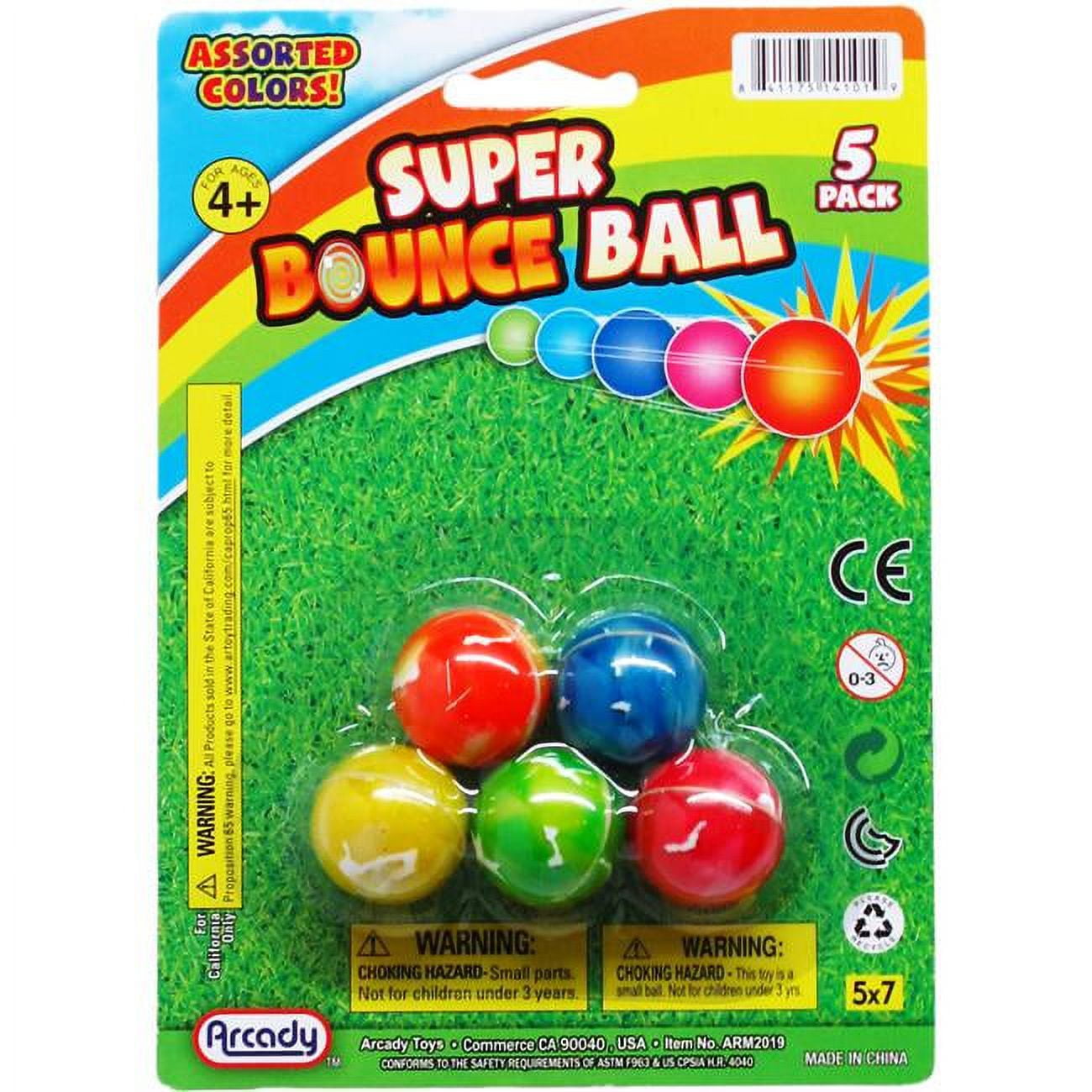 Picture of DDI 2356146 1 in. Super Bounce Balls&#44; Assorted Color - 5 Per Pack - Case of 72