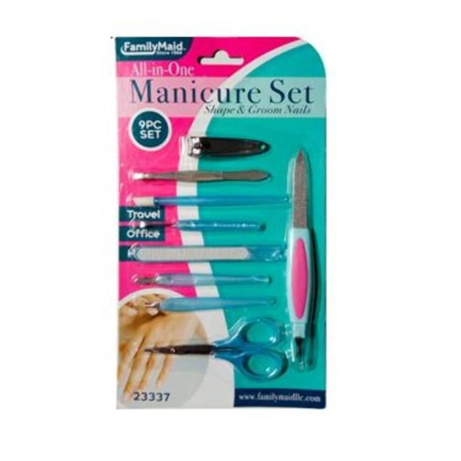 Manicure Set - 9 Piece - Case of 24