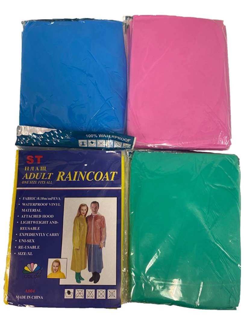 Adult Rain Coat - Case of 40