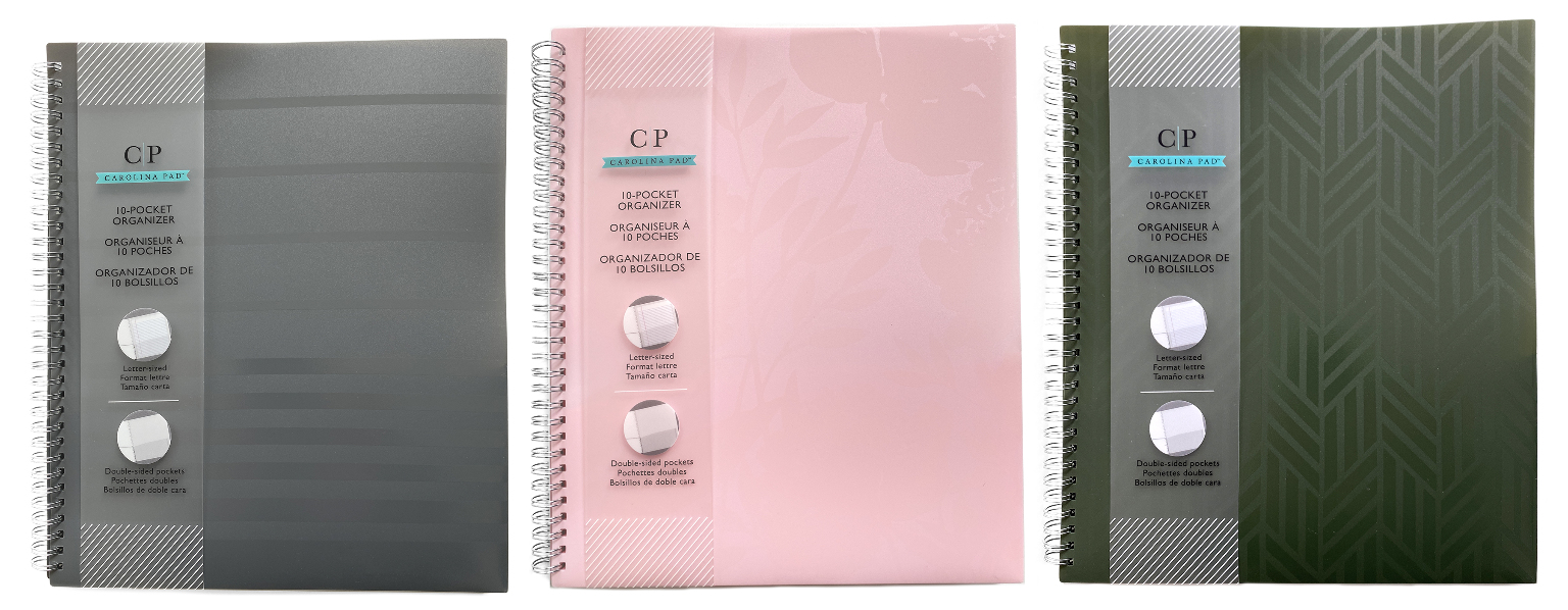 Noted Neutrals 10 Pocket Organizer - Case of 24