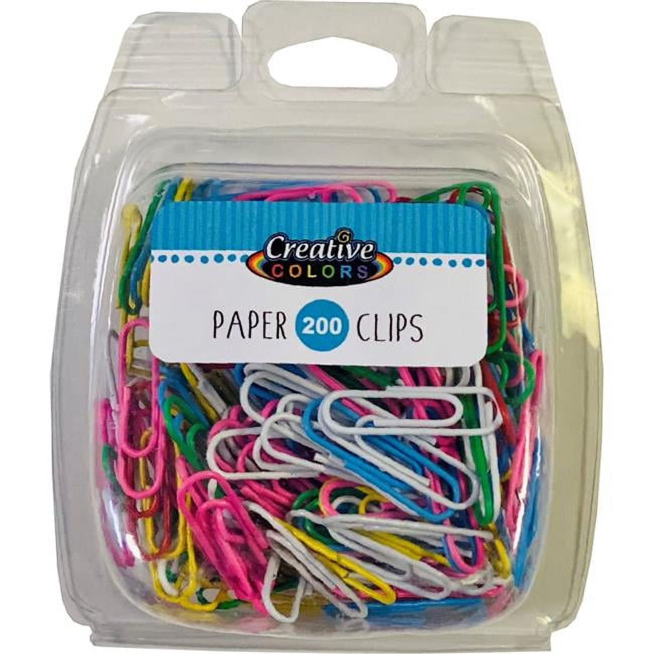 Picture of DDI 2358581 Plastic Coated Paper Clips&#44; Assorted Color - 200 Count - Case of 48