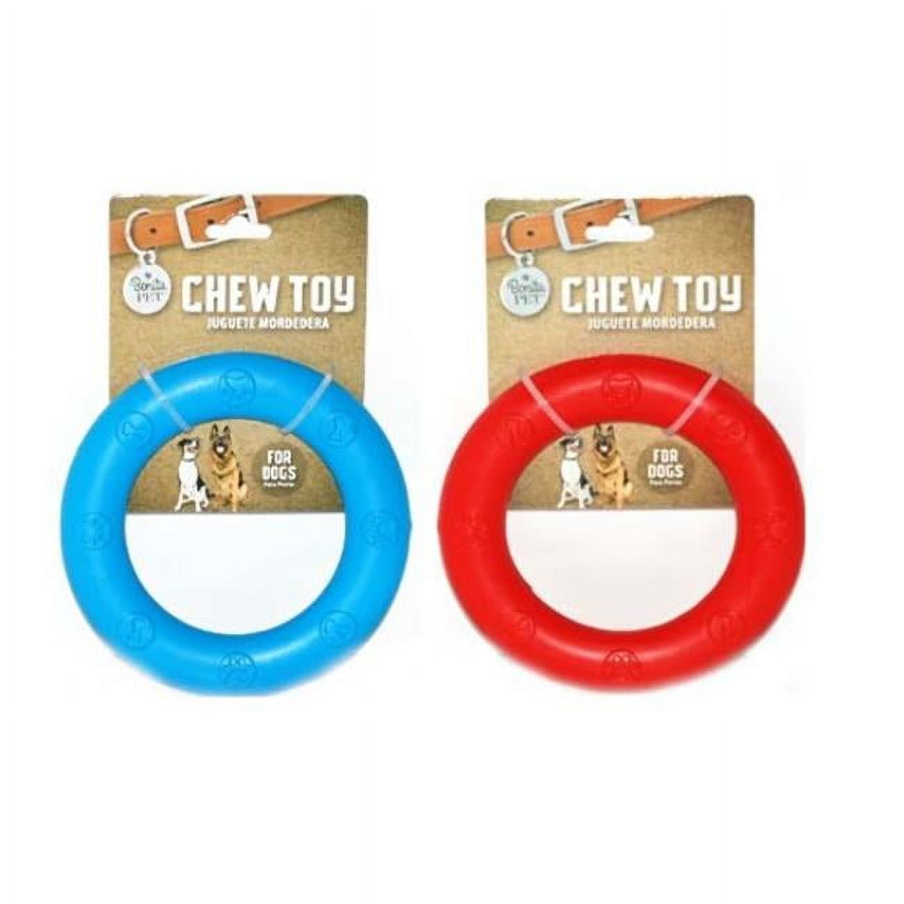 Picture of DDI 2332222 Pet Ring Chew Toys&#44; Blue & Red - Case of 48