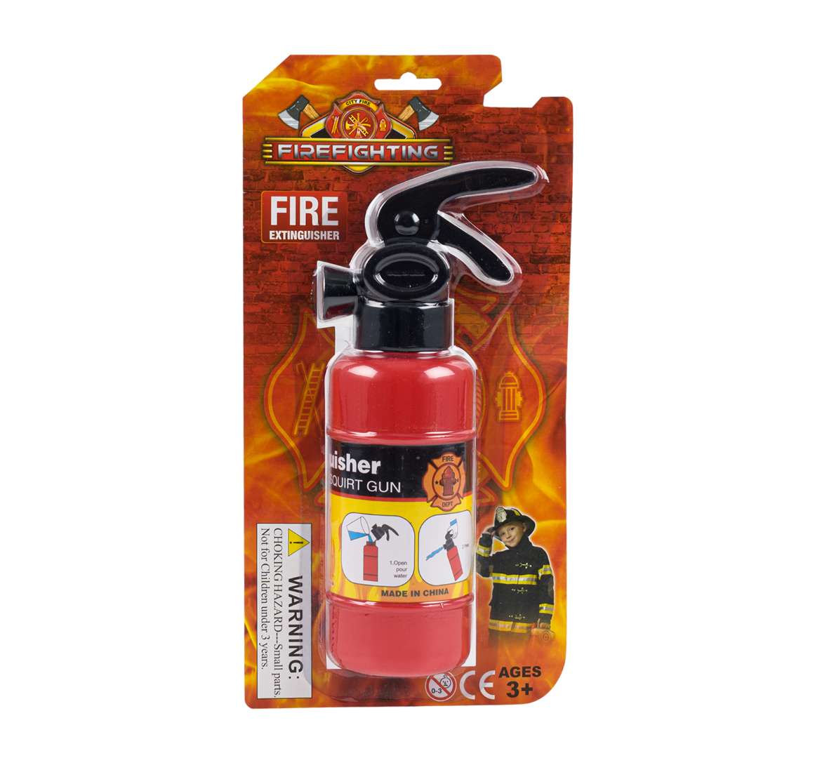 Fire Extinguisher Toys - Red, Black, Ages 3+ case of 24