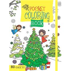 Picture of DDI 2351882 Pocket Christmas Coloring Book&#44; Assorted Color - Case of 48