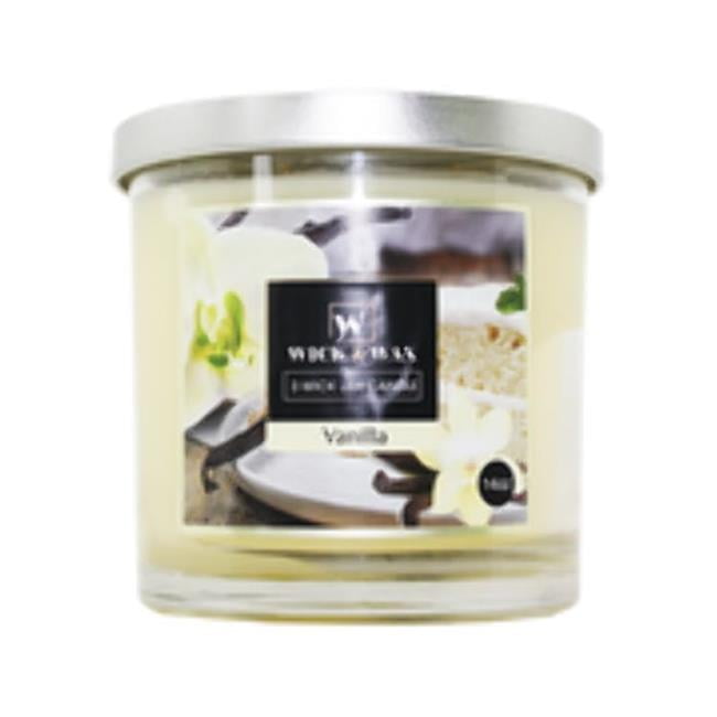 Picture of Wick & Wax 2359356 14 oz 3-Wick Jar Candle&#44; Vanilla - Case of 6