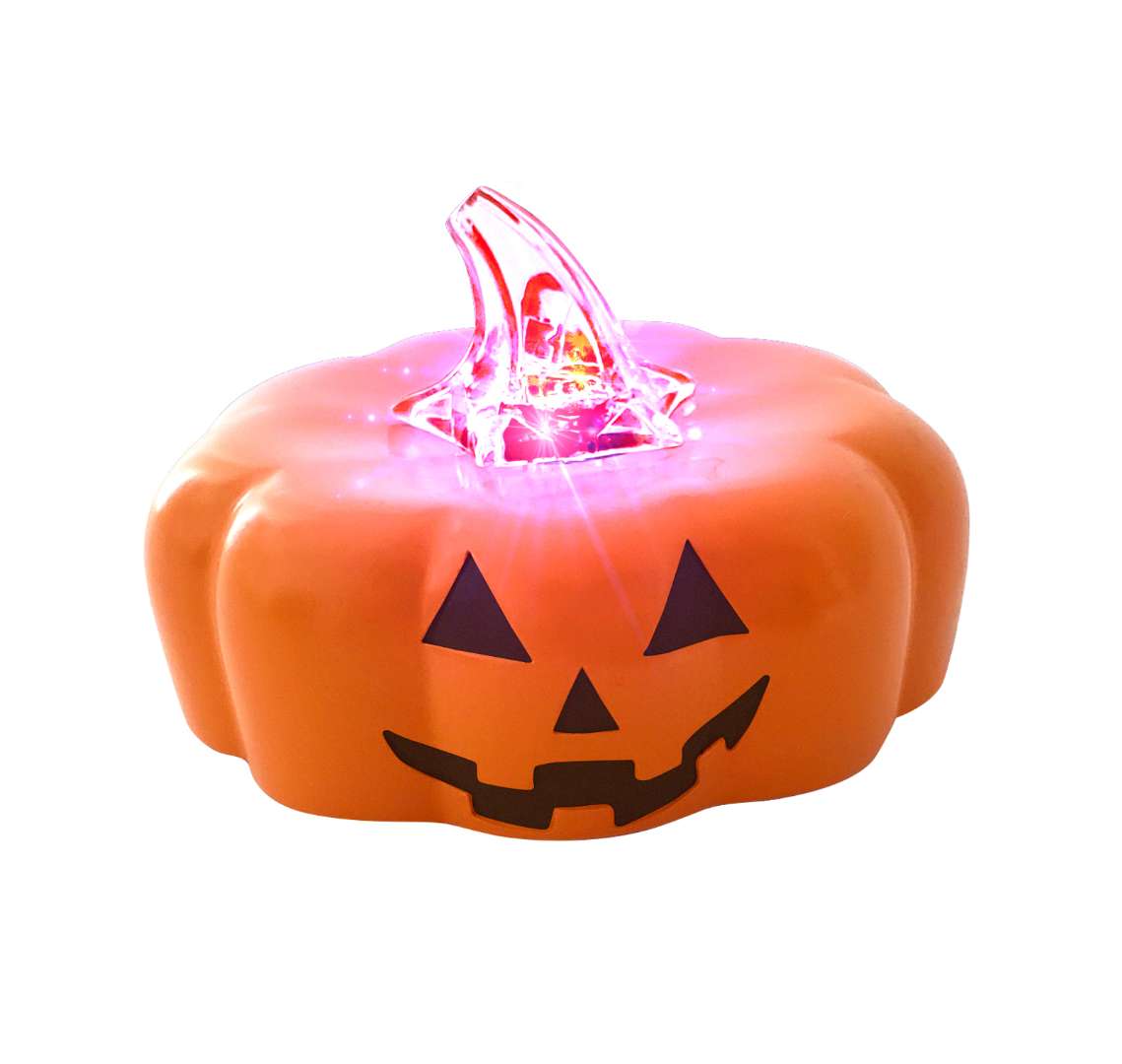 Flashing Pumpkin Lights - Six Modes case of 48