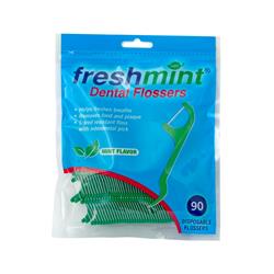 Picture of 2360057 Freshmint Mint-Flavored Dental Floss Picks&#44; 90 Count - Case of 36