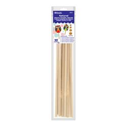 Picture of Bazic 2360117 Round Assorted Sizes Wooden Dowels&#44; 10 Count - Case of 24