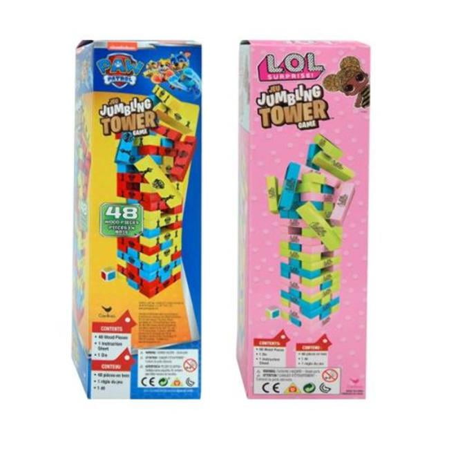 2359861 Spin Master Jumbling Tower Game, Assorted Color - Case of 27 - Pack of 27 -  DDI