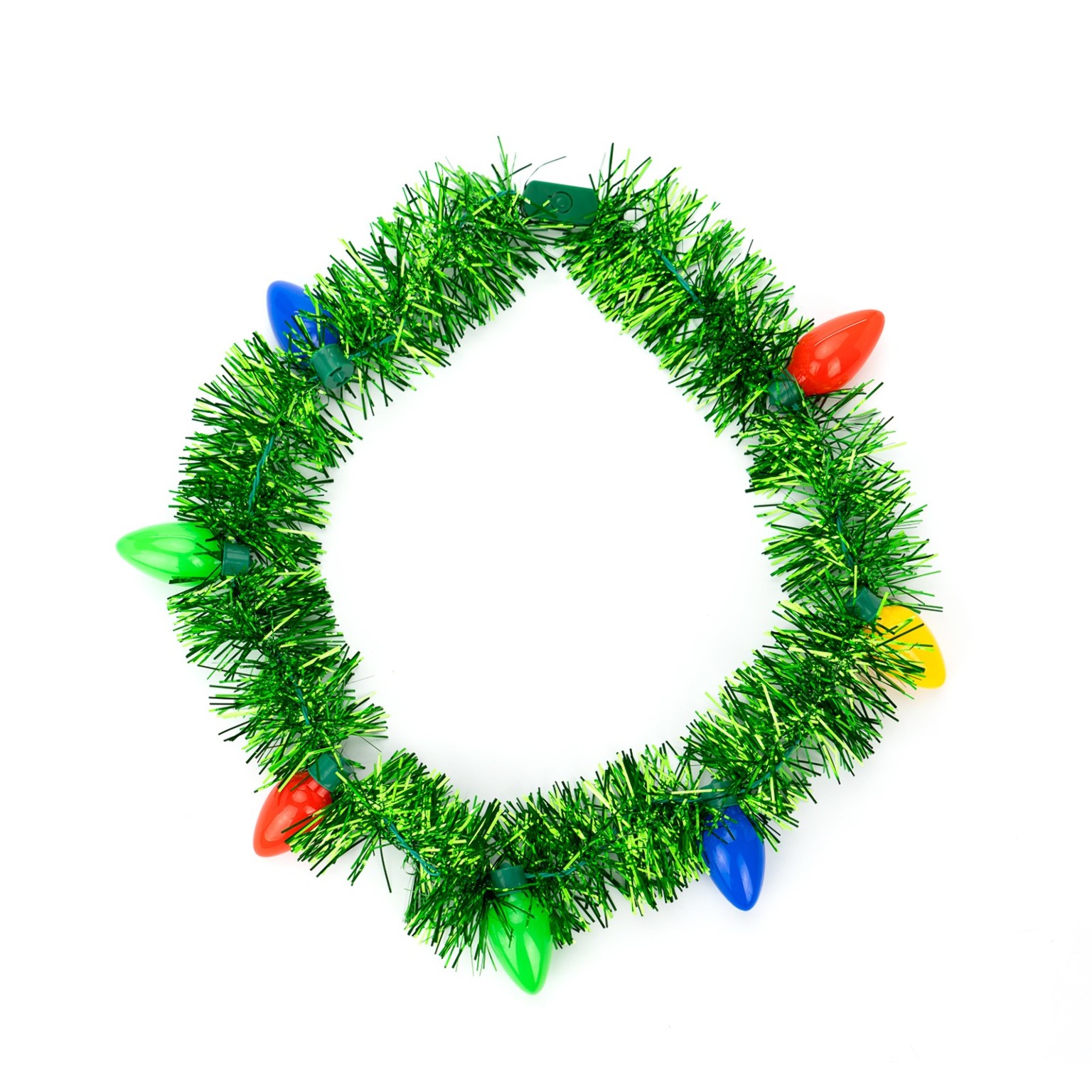 Tacky Tinsel Light Up Necklaces case of 24