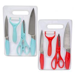Picture of DDI 2349861 Utensil & Cutting Board Set&#44; Assorted Color - 5 Piece - Case of 12