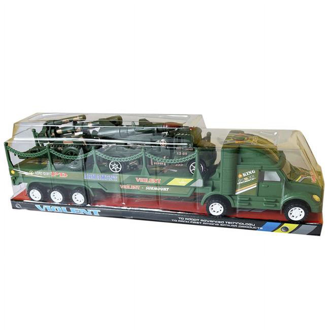 Picture of DDI 2361117 Army Trailer Friction Vehicle Toy - Case of 8