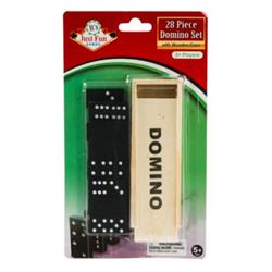 Picture of DDI 2361455 Domino Set with Wooden Box - 28 Piece - Case of 36