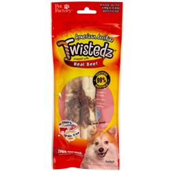 Picture of DDI 2361648 Dog Twistedz Sticks - Real Beef - Pack of 2 - Case of 24