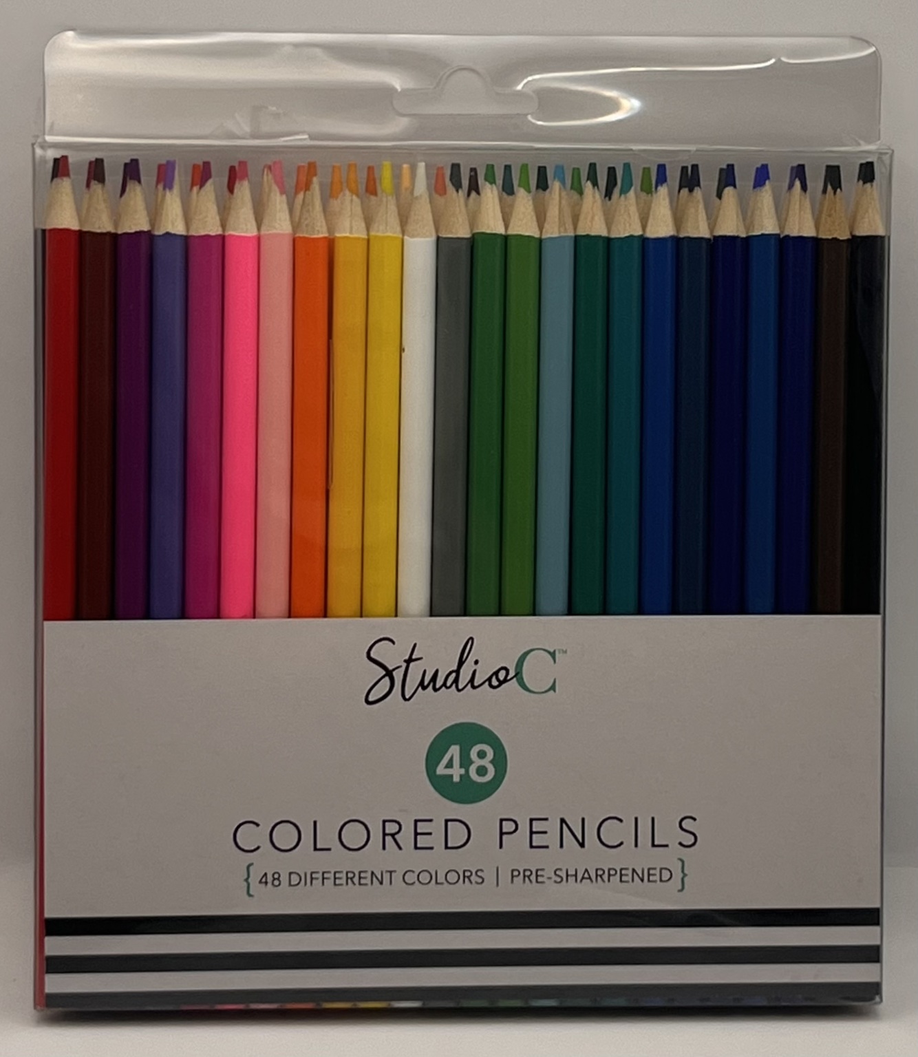 Colored Pencils - 48 Colors, Pre-sharpened case of 36