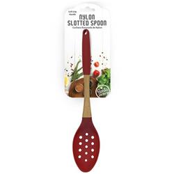 Picture of DDI 2363022 13.11 in. Nylon Slotted Spoons&#44; Red - Case of 72