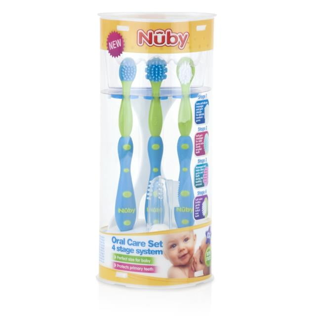 Picture of DDI 2362473 Nuby 4 Stage Oral Care Sets with Colors May Vary - Case of 24