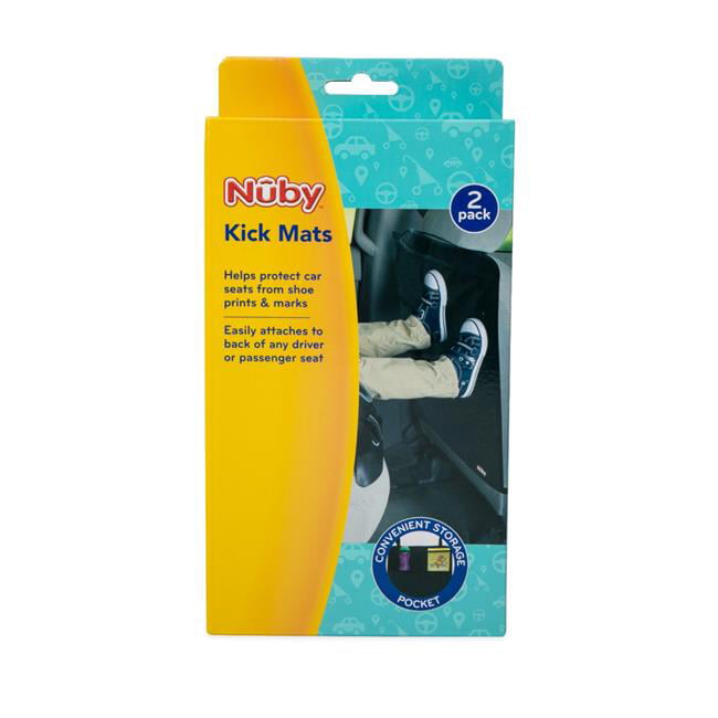 Picture of DDI 2362489 Nuby Kick Mats with Storage Compartment&#44; Black - 2 Per Pack - Case of 24