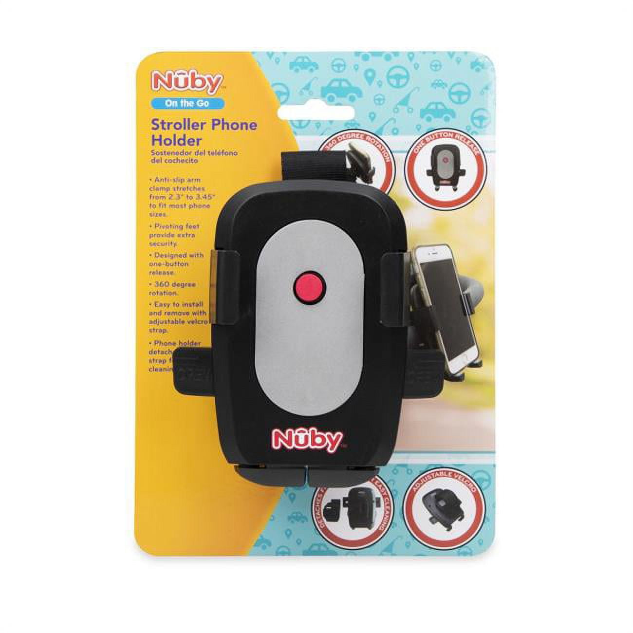 Picture of DDI 2362493 Nuby Stroller Phone Holders&#44; Black - Case of 24