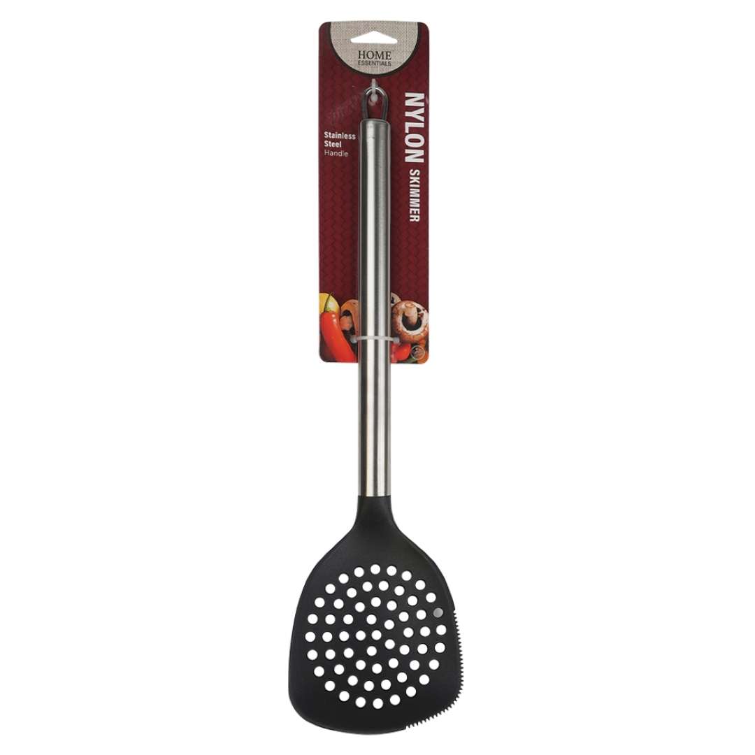 Nylon Kitchen Skimmers - Black, 13.5 case of 48