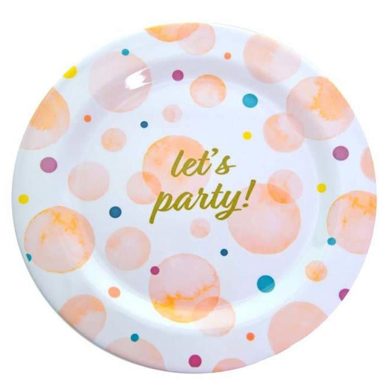 Picture of DDI 2362974 10.75 in. Lets Party Melamine Dinner Plates - Case of 96