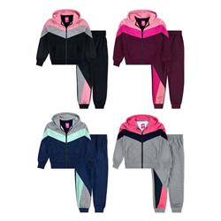 Picture of DDI 2361200 Girls Tracksuit Sets with Fleece Lined - Size 6X-14 - 2 Piece - Case of 24