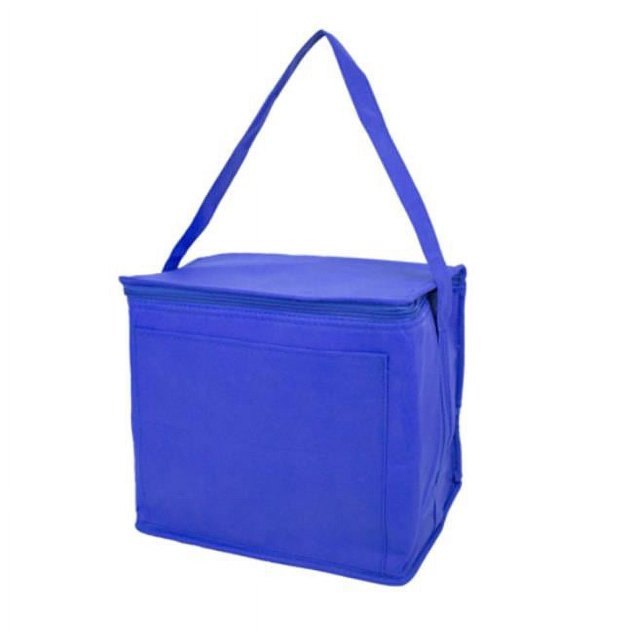 Picture of DDI 2364125 Hot & Cold Cooler Bags with Heavy Duty Foil Lined&#44; Royal Blue - Case of 48