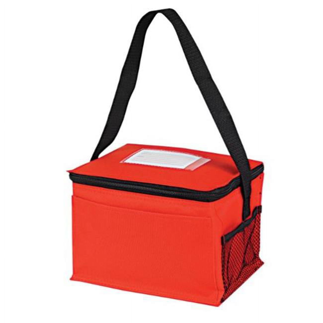 Picture of DDI 2364128 Cooler Bags with 6 Cans ID Holder&#44; Red - Case of 50