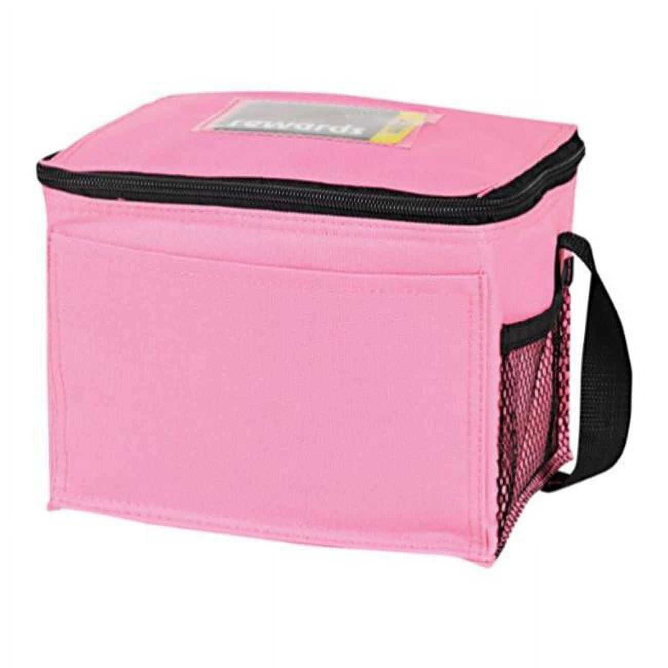 Picture of DDI 2364129 Cooler Bags with 6 Cans ID Holder&#44; Pink - Case of 50