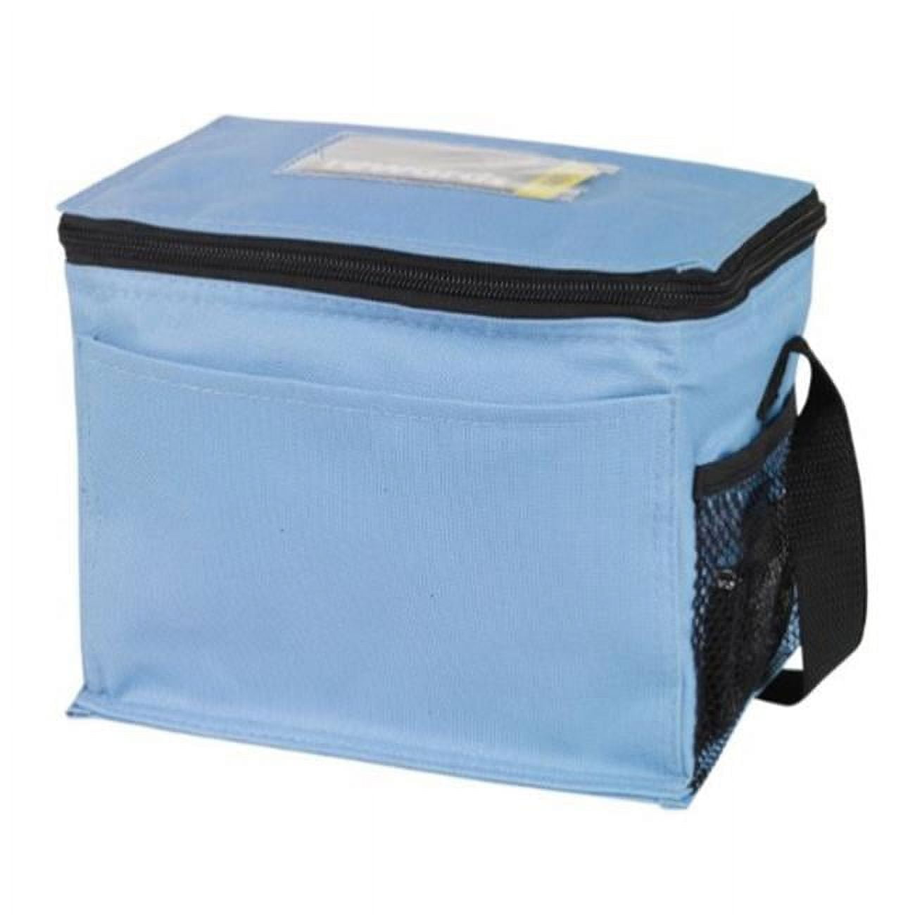 Picture of DDI 2364130 Cooler Bags with 6 Cans ID Holder&#44; Light Blue - Case of 50