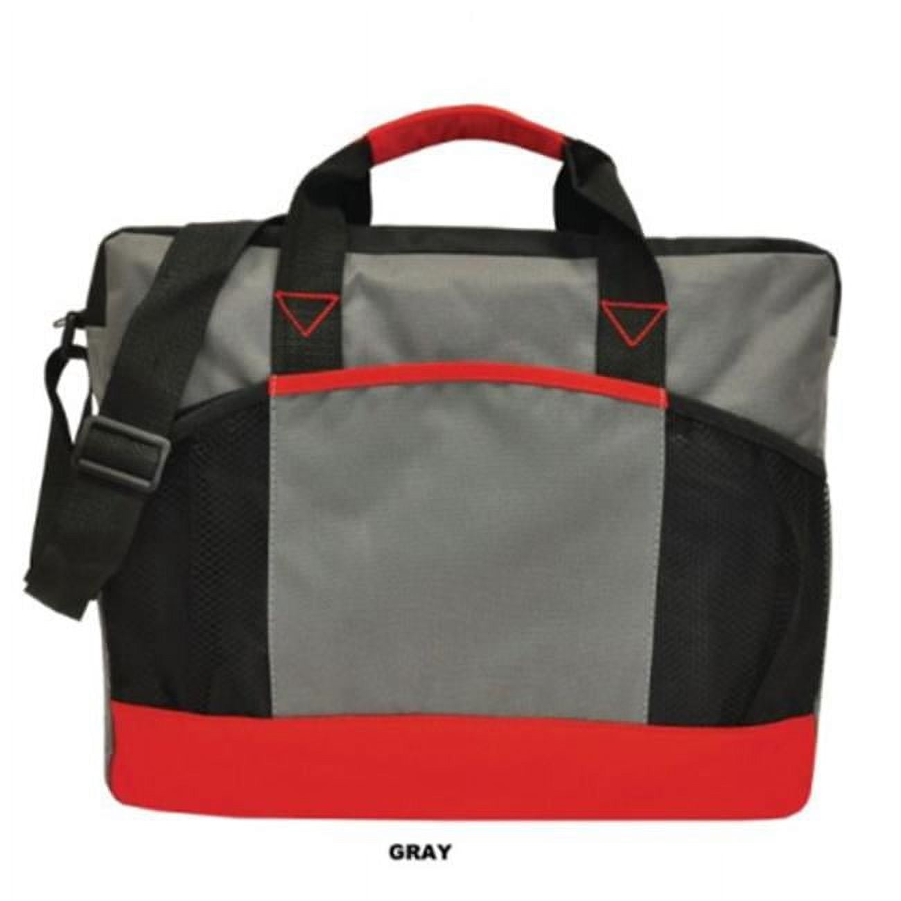Picture of DDI 2364219 Business Portfolio Briefcases&#44; Red & Grey - Case of 36