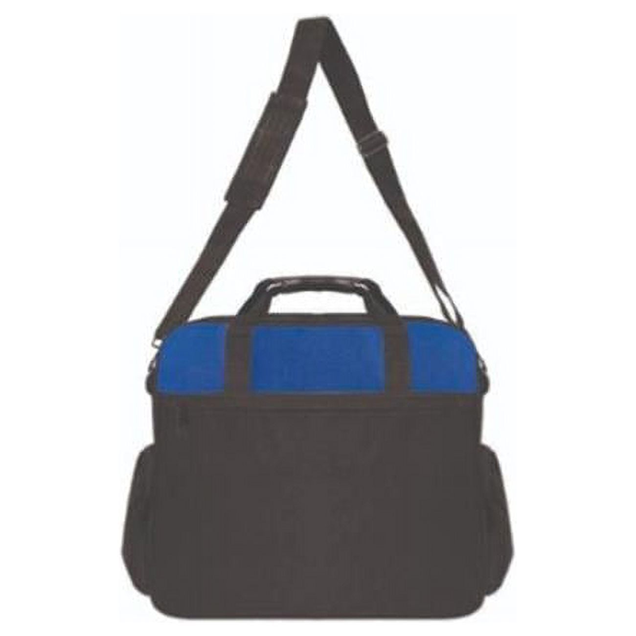 Picture of DDI 2364221 Canvas Briefcases with 2 Side Pockets&#44; Navy Blue - Case of 24