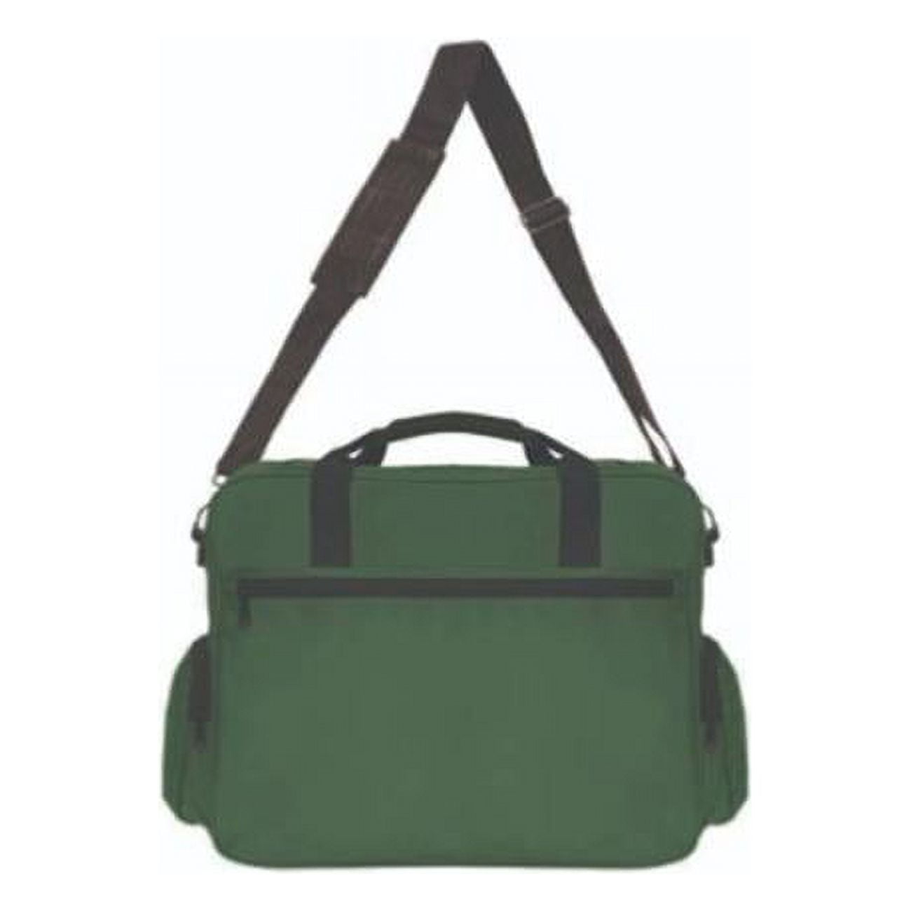 Picture of DDI 2364222 Canvas Briefcases with 2 Side Pockets&#44; Forest Green - Case of 24