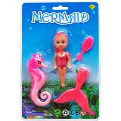 Picture of DDI 2356187 4 in. Mermaid Doll with Accessories&#44; Assorted Color - Case of 72