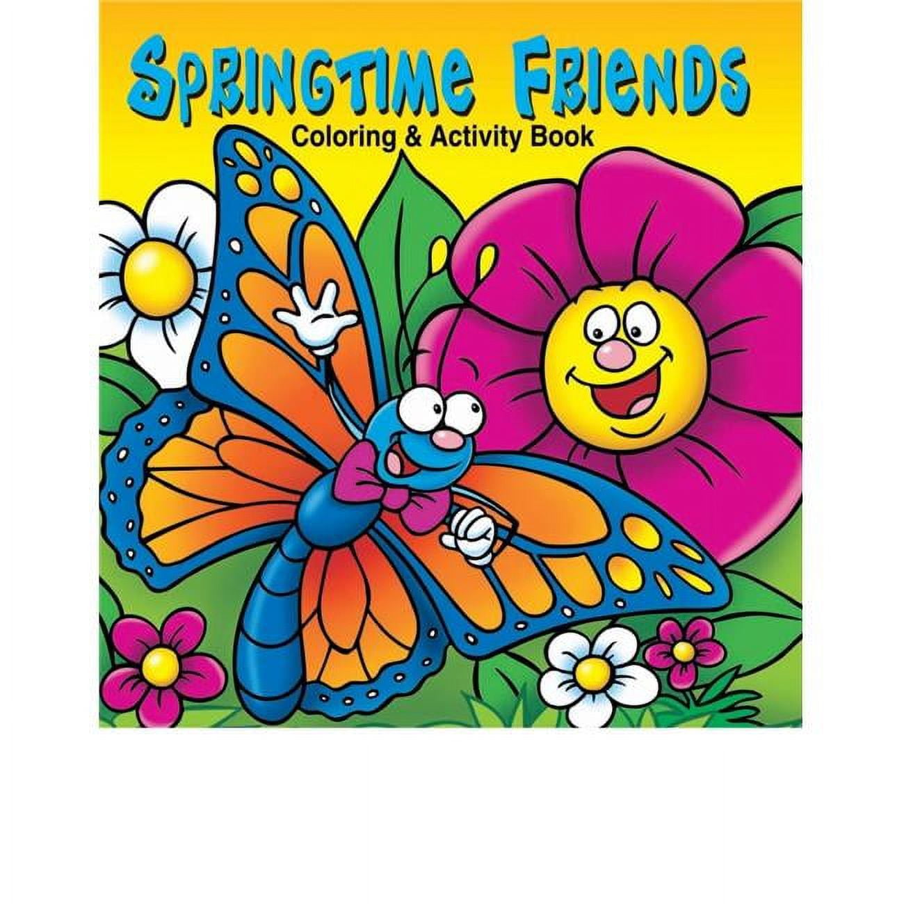 Picture of DDI 2363604 Coloring Books with Springtime Friends - Case of 125