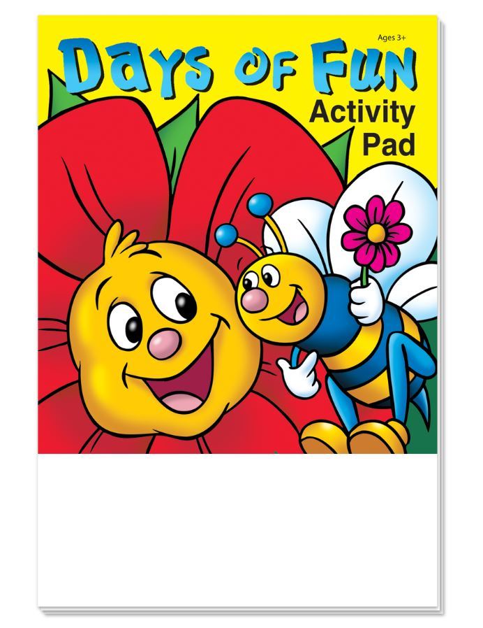 Activity Pad with Days of Fun - Case of 250